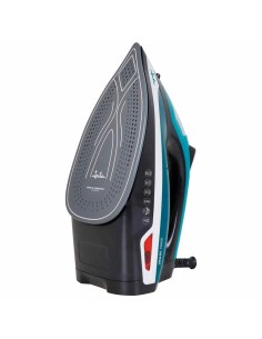 Plancha de vapor 2400 w con suela cerámica, azul y blanca 2