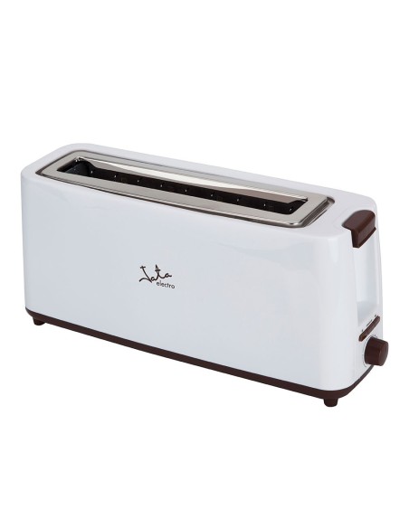 Tostadora ranura ancha 900 w, blanca-marrón