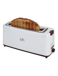 Tostadora ranura ancha 900 w, blanca-marrón 2