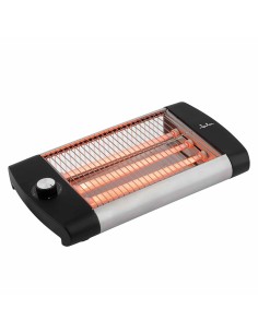 Tostadora horizontal 600 w, inox-negra 2