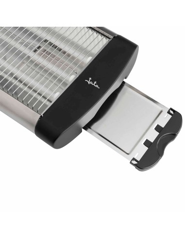 Tostadora horizontal 600 w, inox-negra