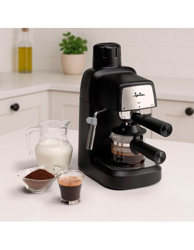 Cafetera de hidropresión 800 w, 240 ml, negra