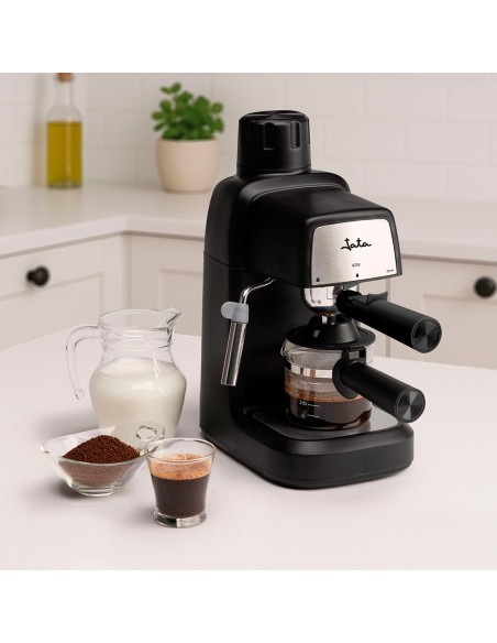 Cafetera de hidropresión 800 w, 240 ml, negra