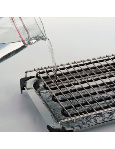 Barbacoa eléctrica 2400 w inox, 42 x 26 x 7 cm
