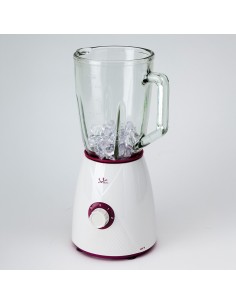Batidora de vaso de cristal 1300 w, 1,5 l, blanca-violeta 2