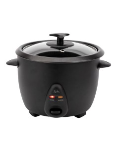 Arrocera eléctrica 900 w 2,2 l, negra, ø29 x 29 cm