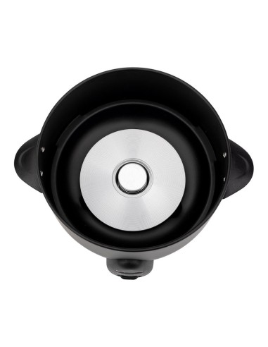 Arrocera eléctrica 900 w 2,2 l, negra, ø29 x 29 cm