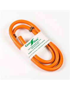 Kit manguera butano 1,5 m + 2 abrazaderas