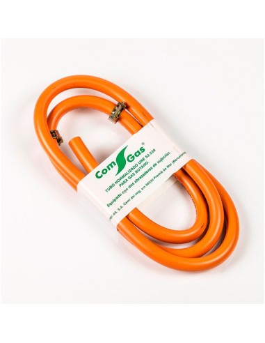 Kit manguera butano 1,5 m + 2 abrazaderas