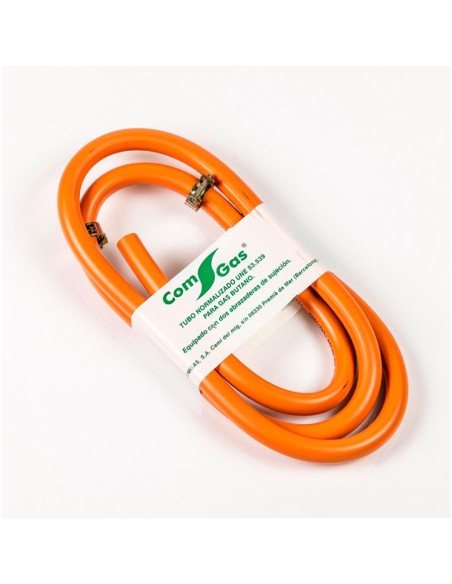 Kit manguera butano 1,5 m + 2 abrazaderas