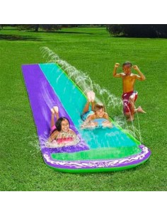Rampa pvc deslizante con agua, 145 x 482 cm