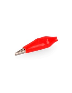 Pinza tipo cocodrilo color rojo edm
