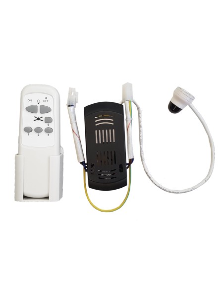 Recambio kit mando y receptor para ventiladores techo modelos: 33988,3989,33806, 33807,33803 edm