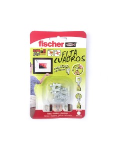 Fijacuadros blanco (blister 8 unid.) 522206 fischer 2