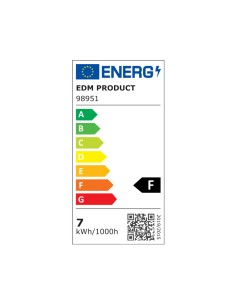 Bombilla vela led e14 7 w 600 lm 3200 k luz calida ø3,5 x 10,7 cm 2