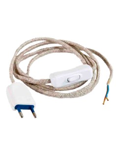 Kit cordon 2 x 0,75 mm, 120 + 80 cm, 2 m, algodon