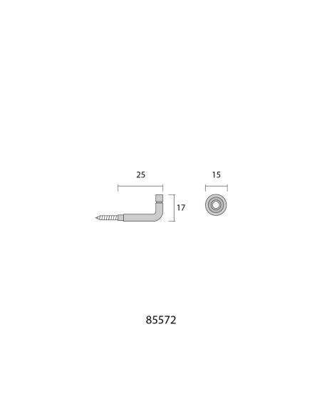 2 alzapaños torneados latón niquelado 25 mm. recogedor de cortina