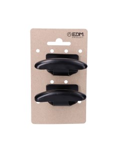 Colgador negro 2 uds