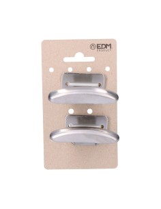 Colgador de acero inoxidable 2 uds