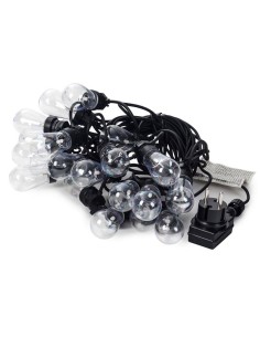 Guirnalda 20 leds uso interior/exterior ip44 luz cálida tipo vintage 12,5m 2