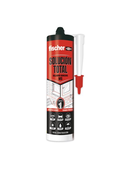 Ms sellante adhesivo negro 546187 fischer 290 ml