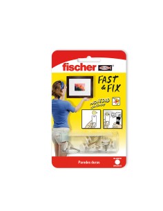 Colgador basico fast&fix (blister 12 unid.) 534843 fischer 2