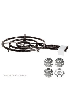 Quemador de gas butano/propano ø70 cm 3 fuegos