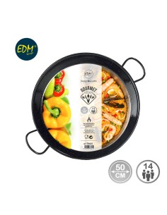 Paellera tradicional de acero esmaltado ø50 cm (14 personas) 2