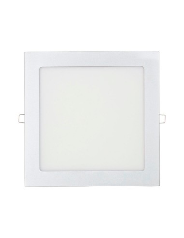 Downlight led empotrable cuadrado 20 w luz fria...