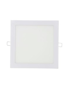 Downlight led empotrable cuadrado 20 w luz día 4000 k 1500 lm color blanco 22 x 22 cm 2