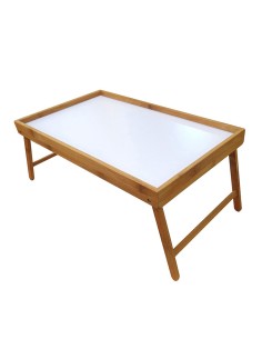 Bandeja de desayuno para cama plegable bamboo 50x30x22cm