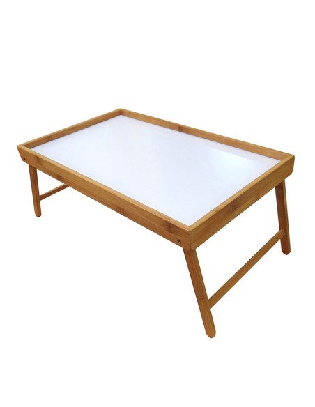 Bandeja de desayuno para cama plegable bamboo 50x30x22cm