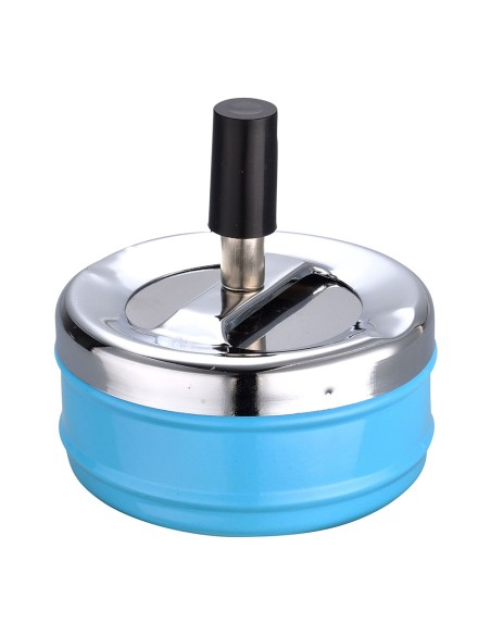 Cenicero con tapa giratoria, colores surtidos ø 9,5 x 9,5 cm