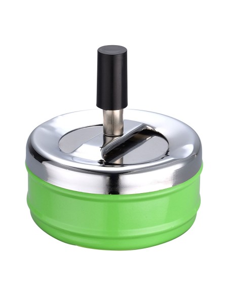 Cenicero con tapa giratoria, colores surtidos ø 9,5 x 9,5 cm