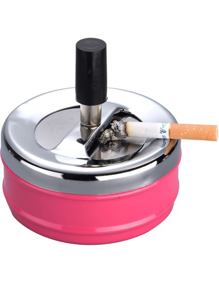 Cenicero con tapa giratoria, colores surtidos ø 9,5 x 9,5 cm