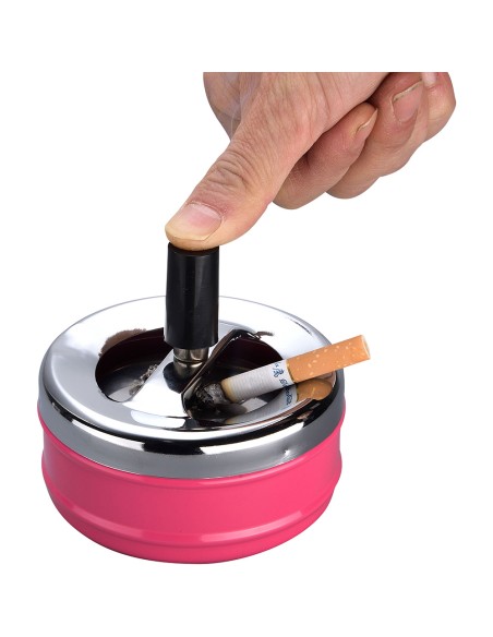 Cenicero con tapa giratoria, colores surtidos ø 9,5 x 9,5 cm