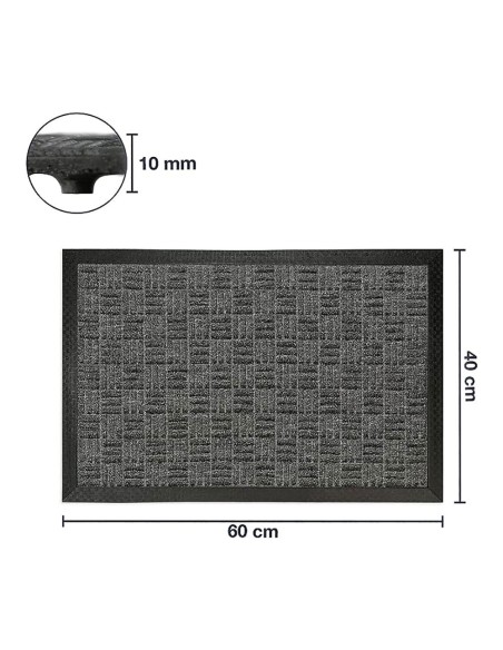 Felpudo de goma 60x40cm colores surtidos
