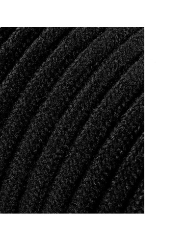 Carrete cable cordón tubular h03vv-f 2 x 0,75 mm² negro, 5 m