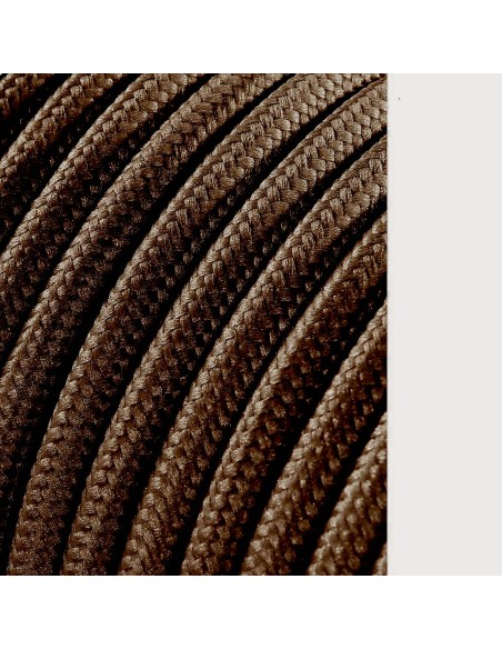 Carrete cable cordón tubular h03vv-f 2 x 0,75 mm² marrón, 5 m