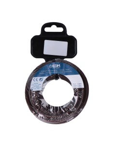 Carrete cable cordón tubular h03vv-f 2 x 0,75 mm² marrón, 5 m 2