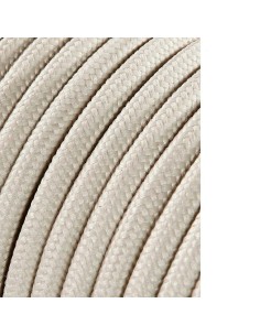 Carrete cable cordón tubular h03vv-f 2 x 0,75 mm² beige, 5 m