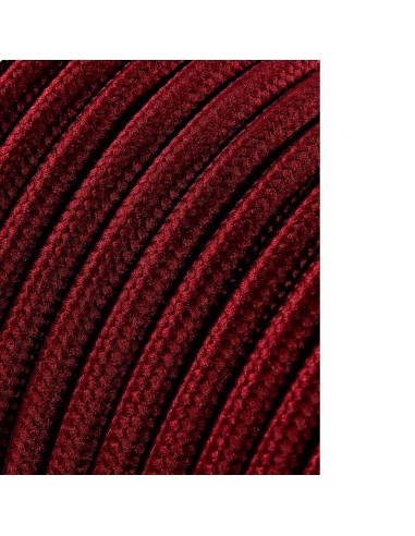 Carrete cable cordón tubular h03vv-f 2 x 0,75 mm² burdeos, 5m