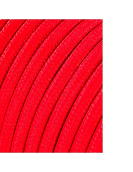Carrete cable cordón tubular h03vv-f 2 x 0,75 mm² rojo, 5 m