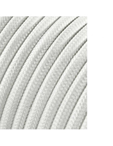 Carrete cable cordón tubular h03vv-f 2 x 0,75 mm² blanco, 5 m