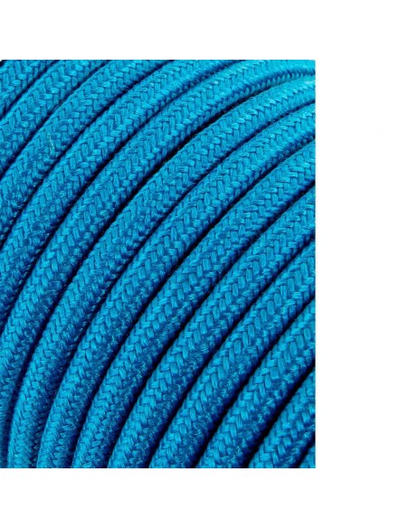 Carrete cable cordón tubular h03vv-f 2 x 0,75 mm² azul claro, 5 m