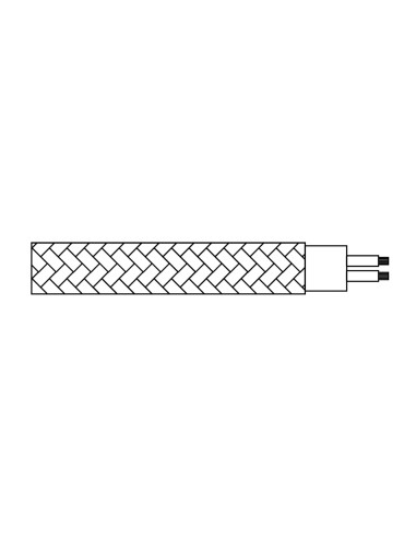 Carrete cable cordón tubular h03vv-f 2 x 0,75...