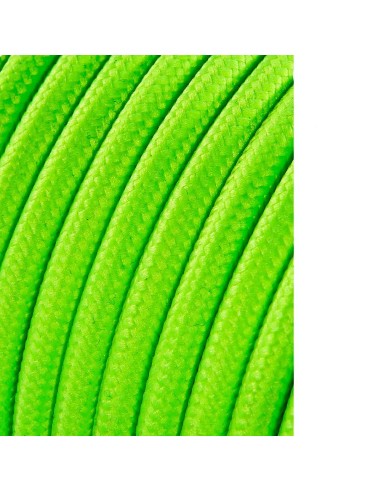 Carrete cable cordón tubular h03vv-f 2 x 0,75 mm² fluor amarillo, 5 m