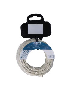 Carrete cable textil trenzado h03vv-f 2 x 0,75 mm² beige, 5 m