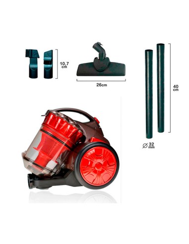 Aspirador sin bolsa multiciclonico pequeño 2,2...