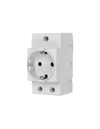 Toma de corriente tipo schuko t/tl 16a modular